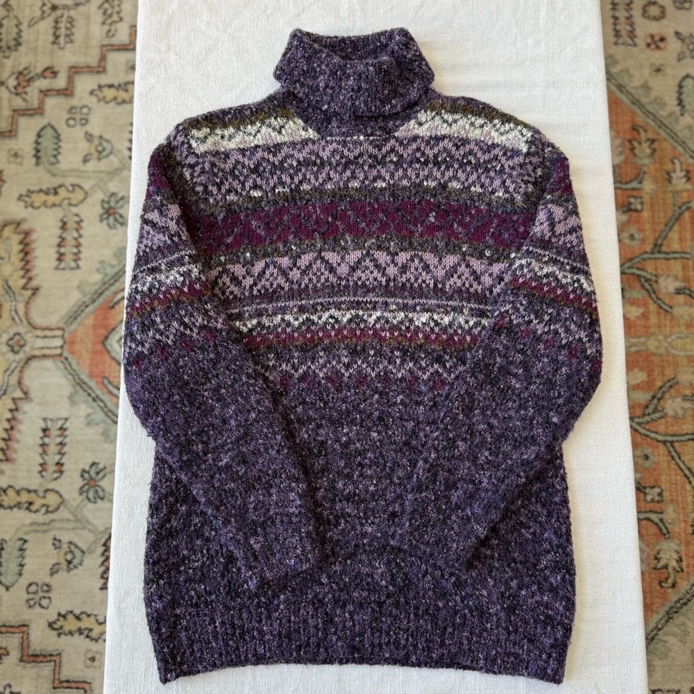 Vintage Studio Works Wool Blend Turtleneck Sweater